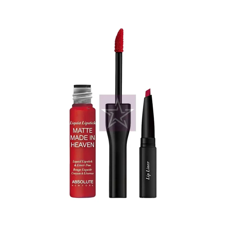 Absolute New York Matte Made In Heaven Liquid Lipstick & Liner Duo - Fever, SKU:888432941319