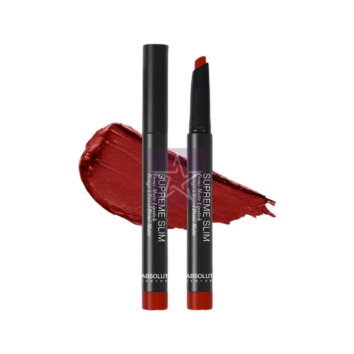 Absolute New York Supreme Slim Demi Matte Lipstick - Poppy Field, SKU:888432939309