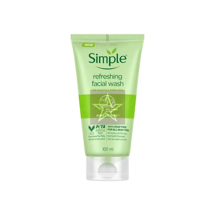 Simple Refreshing Facial Wash Gel 150ml, SKU:5011451103863