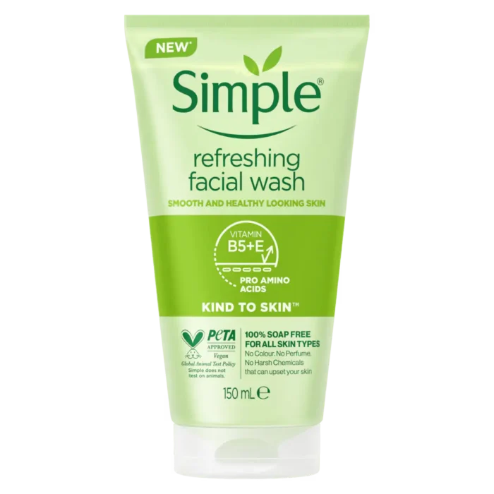 Simple Refreshing Facial Wash Gel 150ml-5011451103863