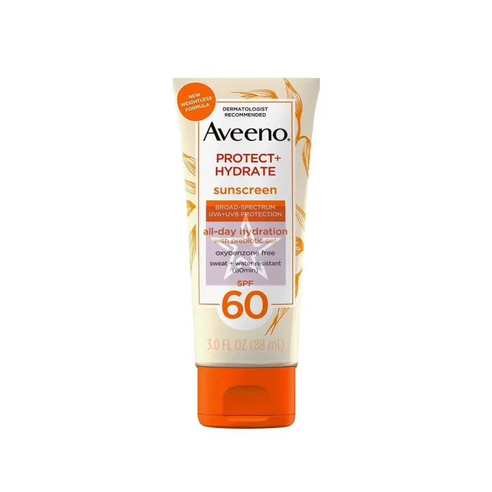 Aveeno Protect + Hydrate Sunscreen All Day Hydration with SPF60 - 88ml, SKU: 381371194605