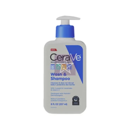 Cerave Baby Wash & Shampoo 237ml, SKU: 3606000560192