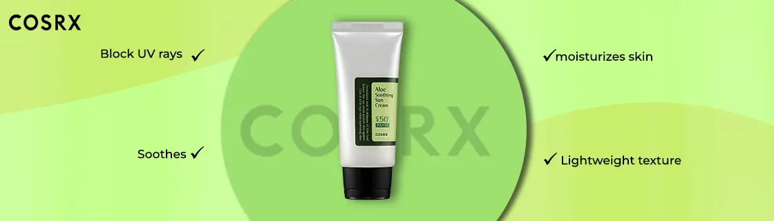 Cosrx Aloe Soothing Sun Cream SPF50+