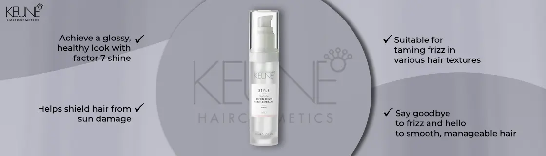 KEUNE Hair Serum Style Smooth Defrizz 