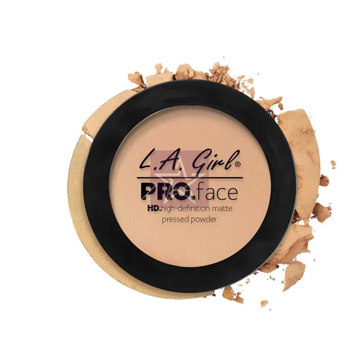 L.A. Girl Pro Face HD Matte Pressed Powder - GPP605 - Nude Beige - 7gm, SKU: 081555966058