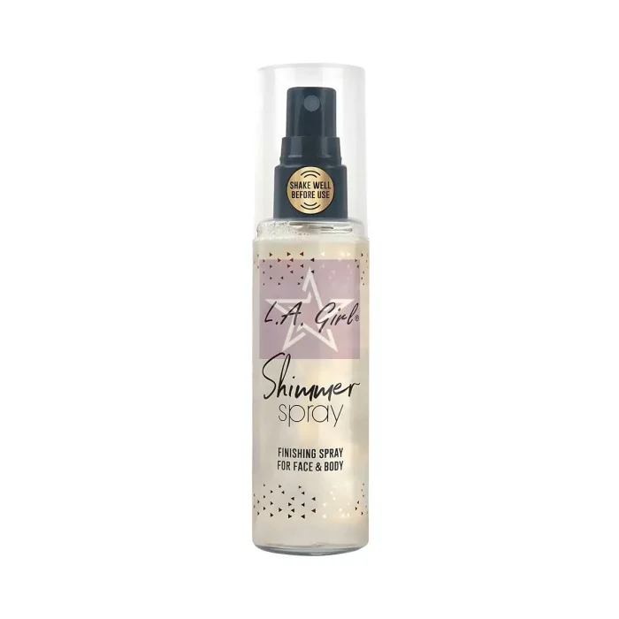 L.A. Girl Shimmer Spray For Face & Body - Gold - 80ml, SKU: 081555969189