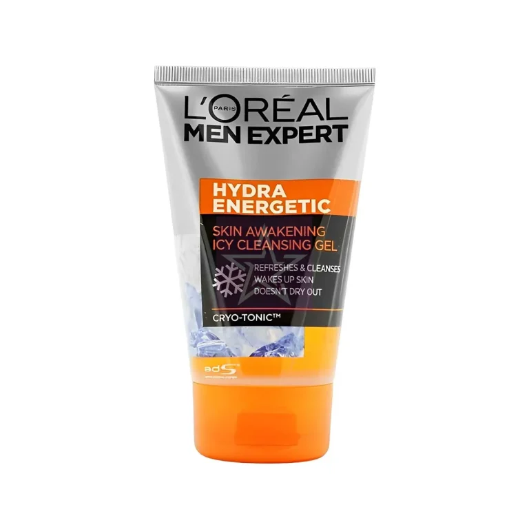 Loreal Men Expert Hydra Energetic Skin Awakening Icy Cleansing Gel 100ml, SKU:8992304034534