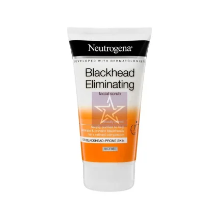 Neutrogena Blackhead Eliminating Facial Scrub 150ml, SKU:3574661498478