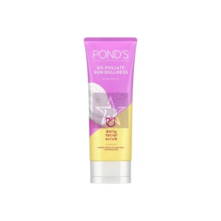 Pond's Ex-Foliate Sun Dullness Bright Beauty Daily Facial Scrub 100gm, SKU: 8999999053055