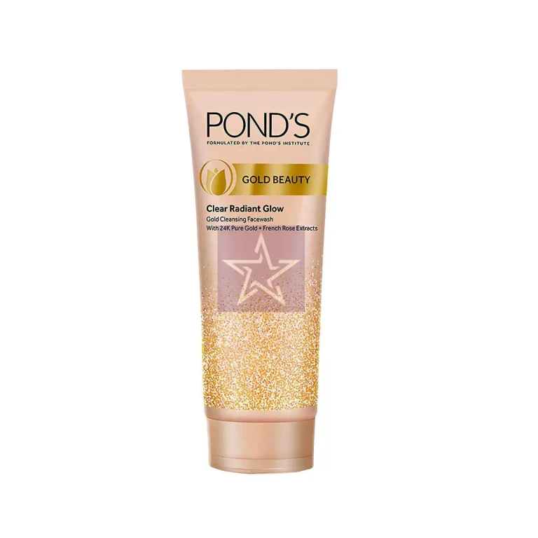 Pond's Gold Beauty Clear Radiant Glow Gold Cleansing Facewash 50gm, SKU: 8901030843365