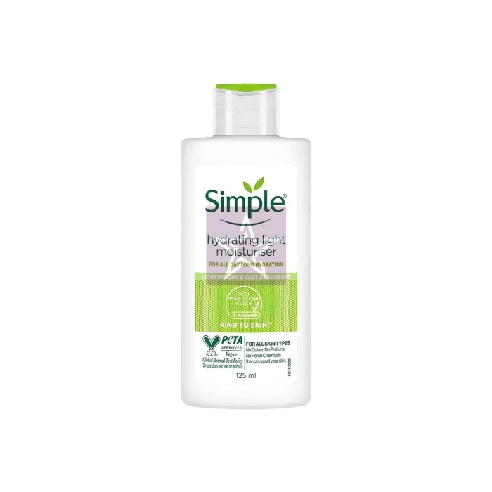 Simple Kind To Skin Hydrating Light Moisturiser - 125ml, SKU:5011451103931