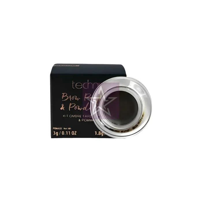 Technic Brow Pomade & Powder Duo - Dark - 3gm, SKU:5021769295532