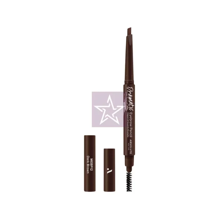 Absolute New York Perfect Eyebrow Pencil - MEBP12 Dark Brown - Soft Formula, SKU: 888432963106