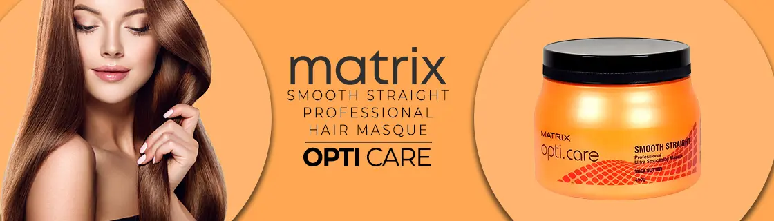 Matrix Opti Care Hair Mask - Smooth Straight with Sea Butter