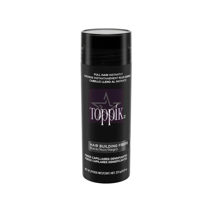 Toppik Hair Building Fibers - Black - 27.5gm, SKU: 667820011014