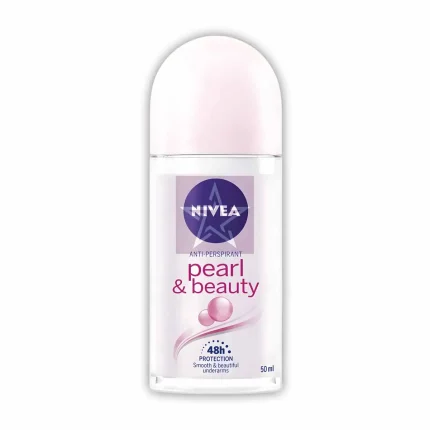 Nivea Anti-Perspirant Pearl & Beauty Deodorant Roll On - 50ml, SKU: 4005808837359