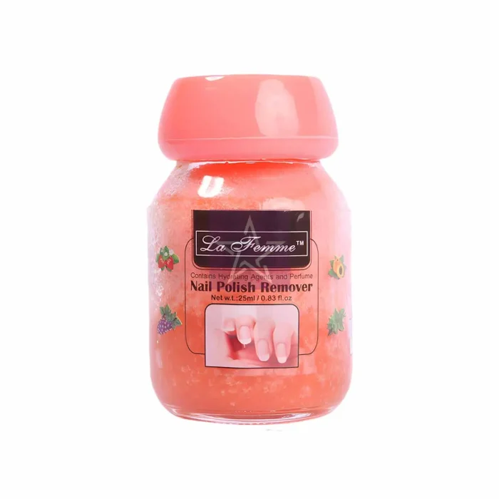 la femme nail polish sponge remover pink