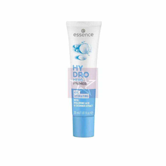 Essence Hydro Hero Primer 48H Hydrating with Hyaluronic Acid & Cucumber Extract - 30ml, SKU: 4059729371881