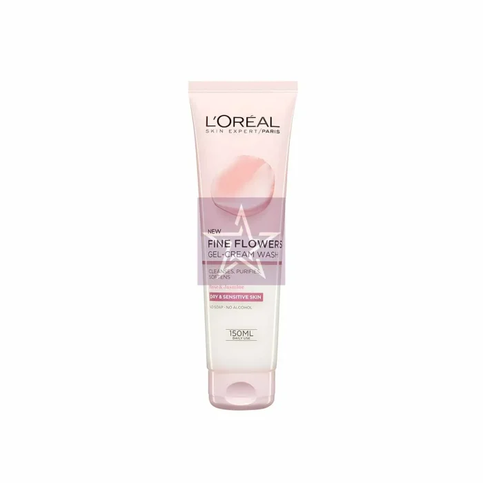 L'Oreal Fine Flowers Gel Cream Wash - 150ml, SKU: 3600523450435