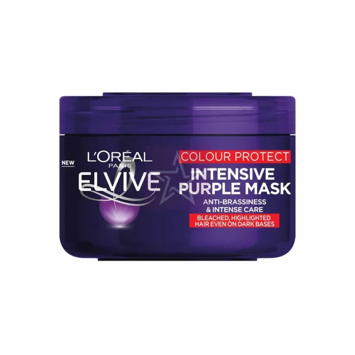 L'Oreal- Elvive-Colour-Protection-Intensive-Purple-Mask-250ml-Hretus-World, SKU: 3600523900701