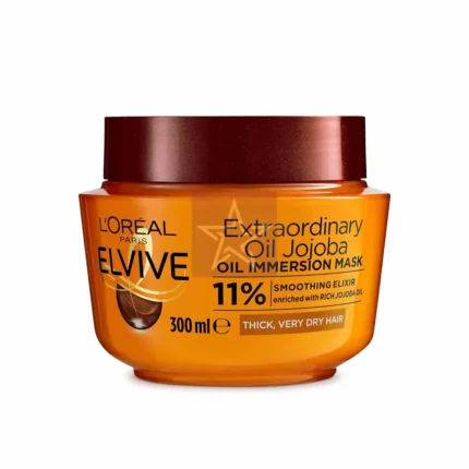 L'Oreal Elvive Extraordinary Oil Jojoba Oil Infused Hair Mask - 300ml, SKU: 3600522451815