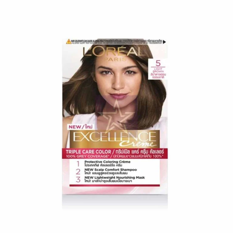 L'Oreal---Excellence-Triple-Care-Color---5-Light-Brown-Hretus-World, SKU: 8850434200260