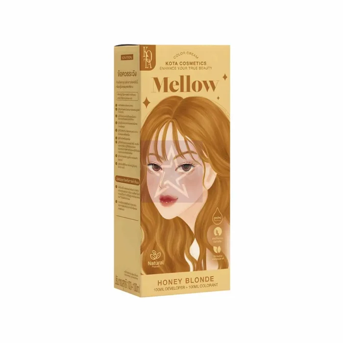 Kota Cosmetics Color Cream Mellow Hair Color - Honey Blonde, SKU: 6949331517235