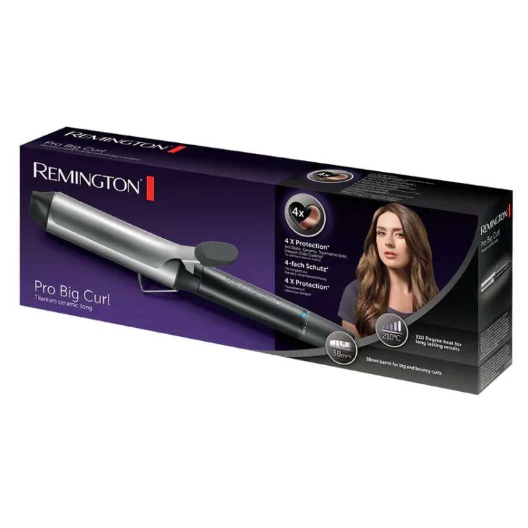 Remington Pro Big Curl Titanium Ceramic Tong For Smoothness and Shine - CI5538, SKU: 5038061138375