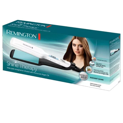 Remington Shine Therapy Wide Plate Hair Straightener - S8550, SKU: 4008496985623