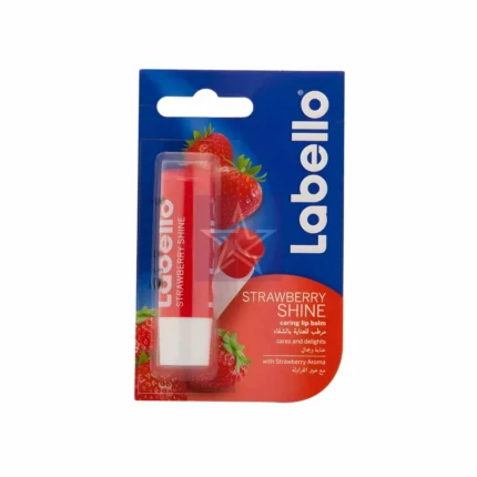 Labello Strawberry Shine Lip Balm - 4.8gm, SKU: 4005900551771