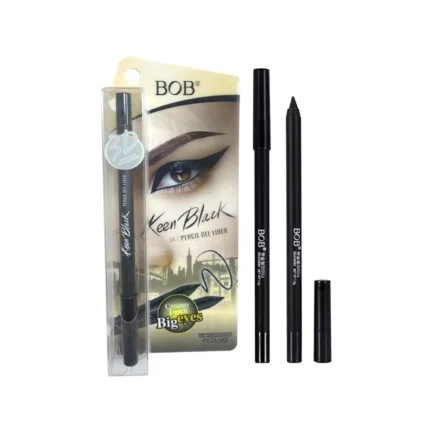 BOB Keen Black Pencil Waterproof Gel Liner Kajal, SKU; 6903071009757