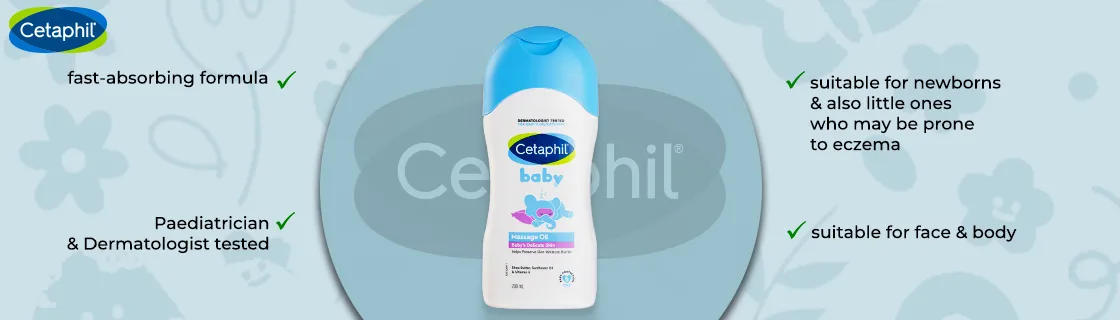 Cetaphil Baby Massage Oil – 200ml