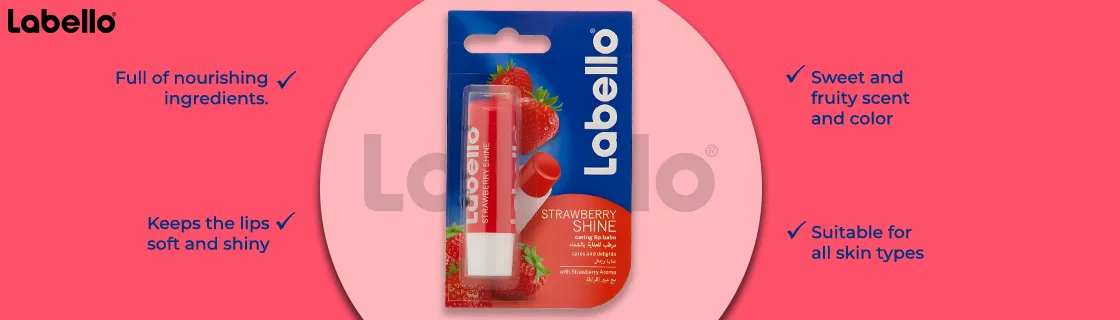 Labello Strawberry Shine Lip Balm 