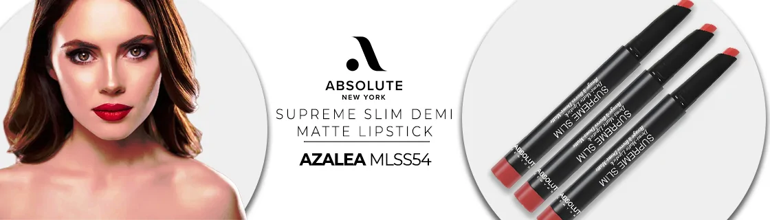 Absolute New York Supreme Slim Demi Matte Lipstick - Azalea