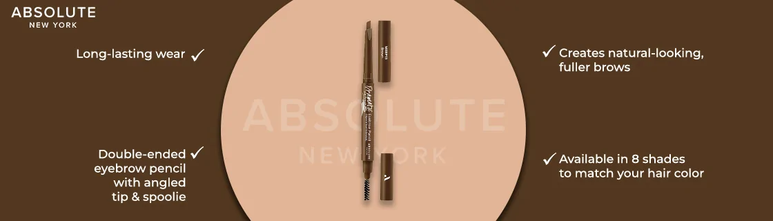 Absolute New York Dramatic Eyebrow Pencil - Brown