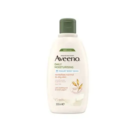 Aveeno Daily Moisturising Apricot & Honey Yogurt Body Wash 300ml, SKU: 3574661321523