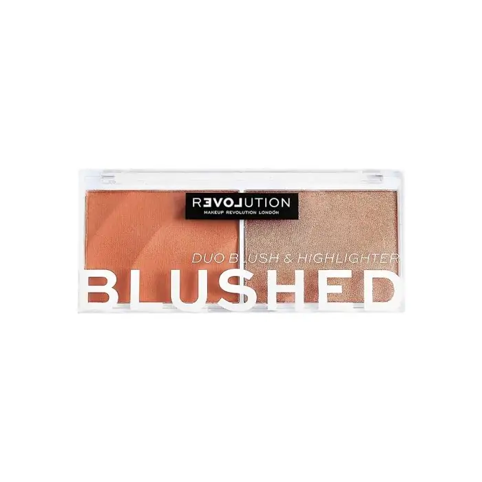 Makeup Revolution Duo Blush & Highlighter - Queen, SKU:5057566479233