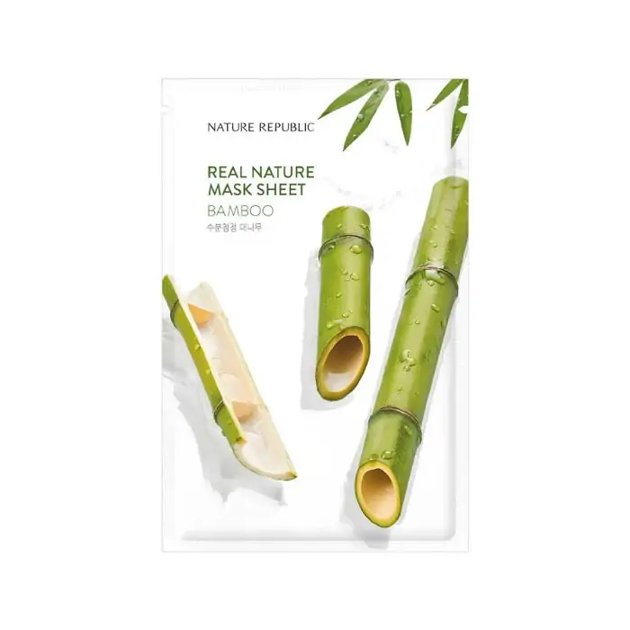 Nature Republic Real Nature Bamboo Sheet Mask - 23ml, SKU: 8806173456055