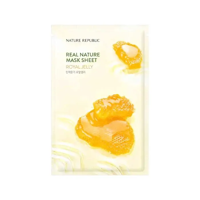 Nature Republic Real Nature Royal Jelly Sheet Mask - 23ml, SKU: 8806173449354