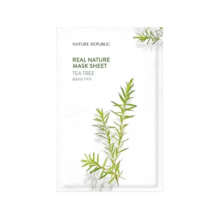 Nature Republic Real Nature Tea Tree Sheet Mask - 23ml, SKU: 8806173449484