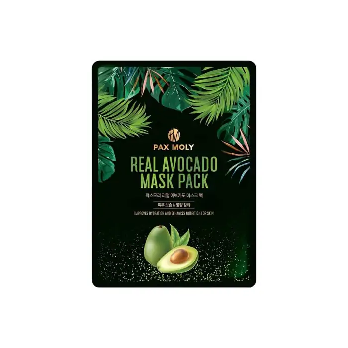 Pax Moly Real Avocado Mask Pack 25ml, SKU: 8809547411445