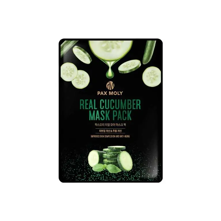 Pax Moly Real Cucumber Mask Pack 25ml, SKU: 8809547410813