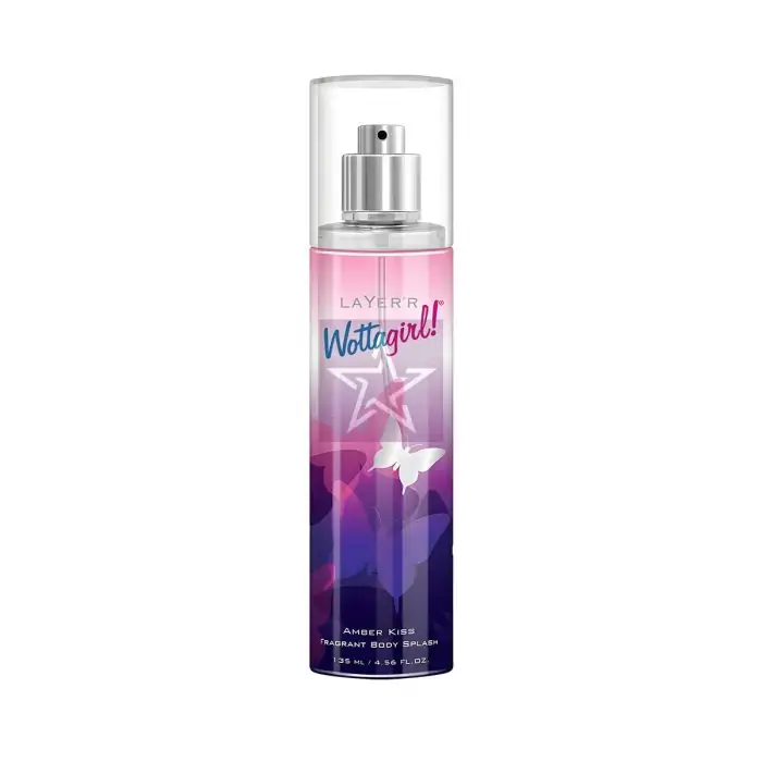 Layer'r Wottagirl Fragrant Body Splash - Amber Kiss - 135ml