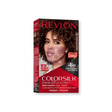 Revlon Colorsilk Beautiful Hair Color - 43 Medium Golden Brown, SKU: 309978695431