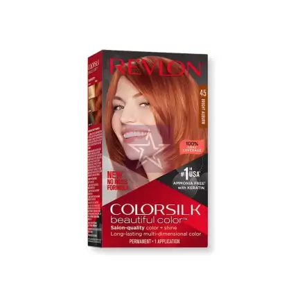 Revlon Colorsilk Beautiful Hair Color - 45 Bright Auburn, SKU: 309978695455